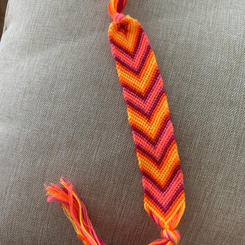 Sunrise Chevron Braided Bracelet